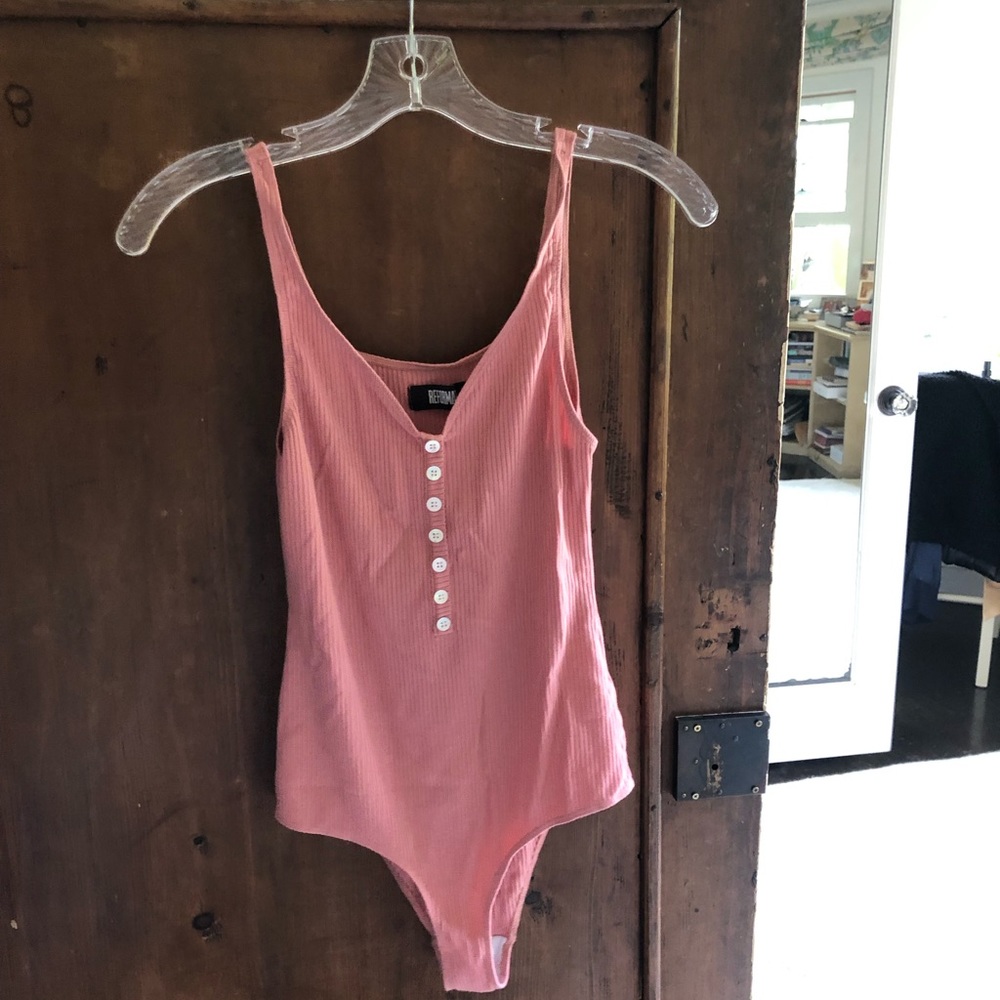 Pink Reformation bodysuit